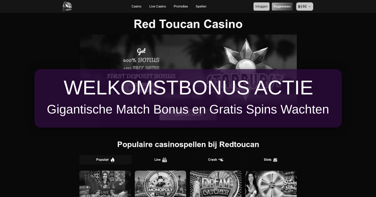 Red Toucan Casino welcome bonus